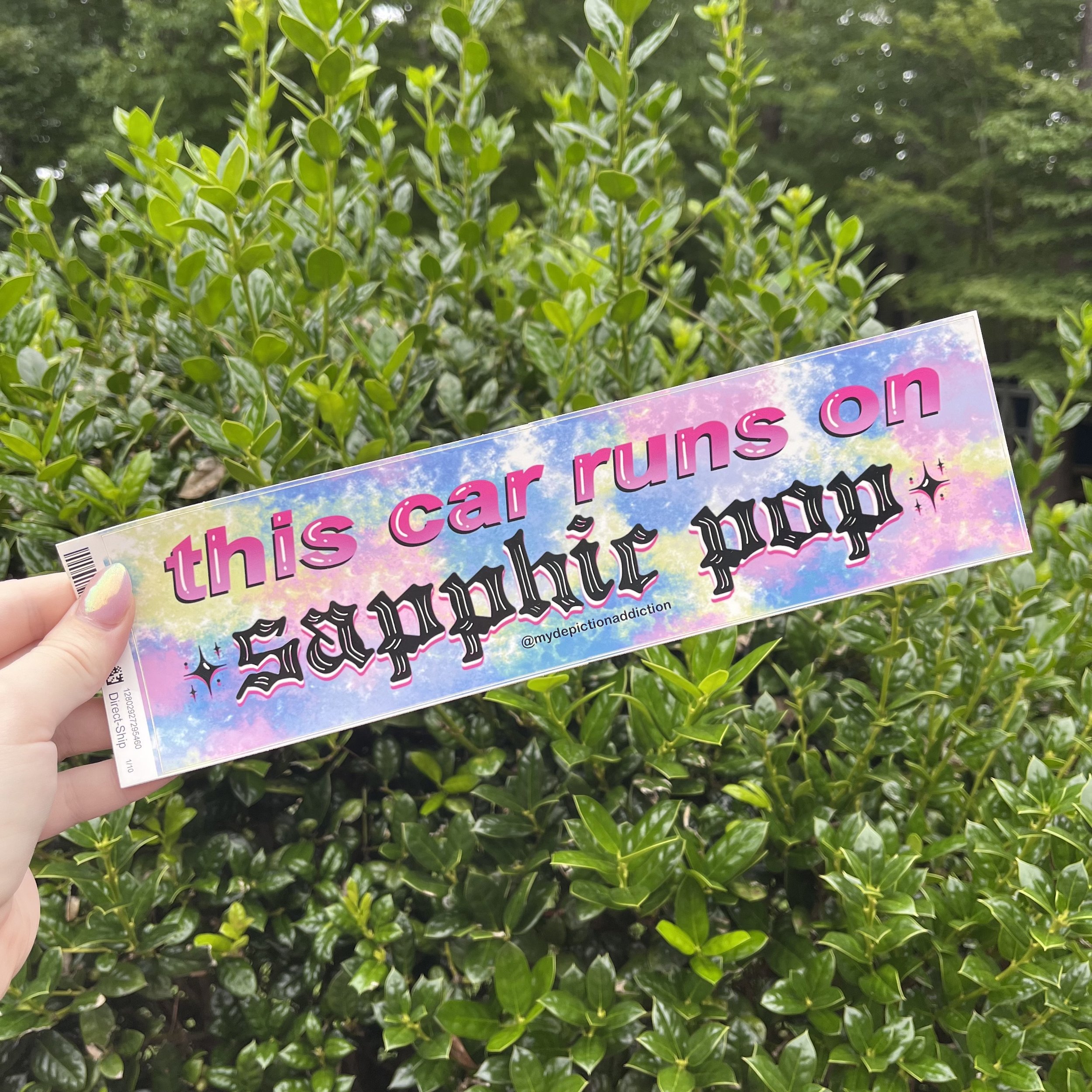 sapphic pop bumper sticker.jpeg