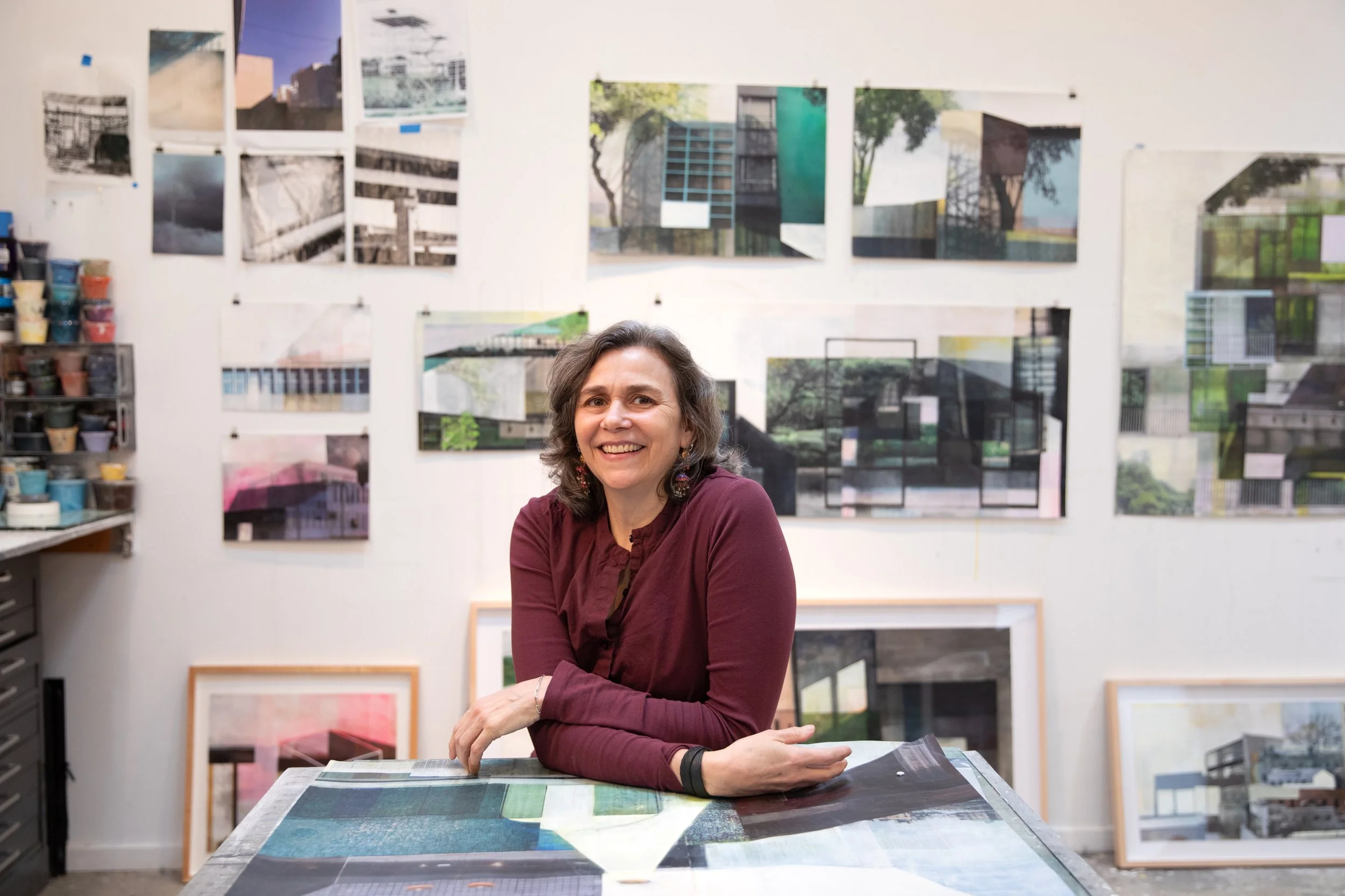 Amanda Knowles in studio by Julie Graber (photo credit)