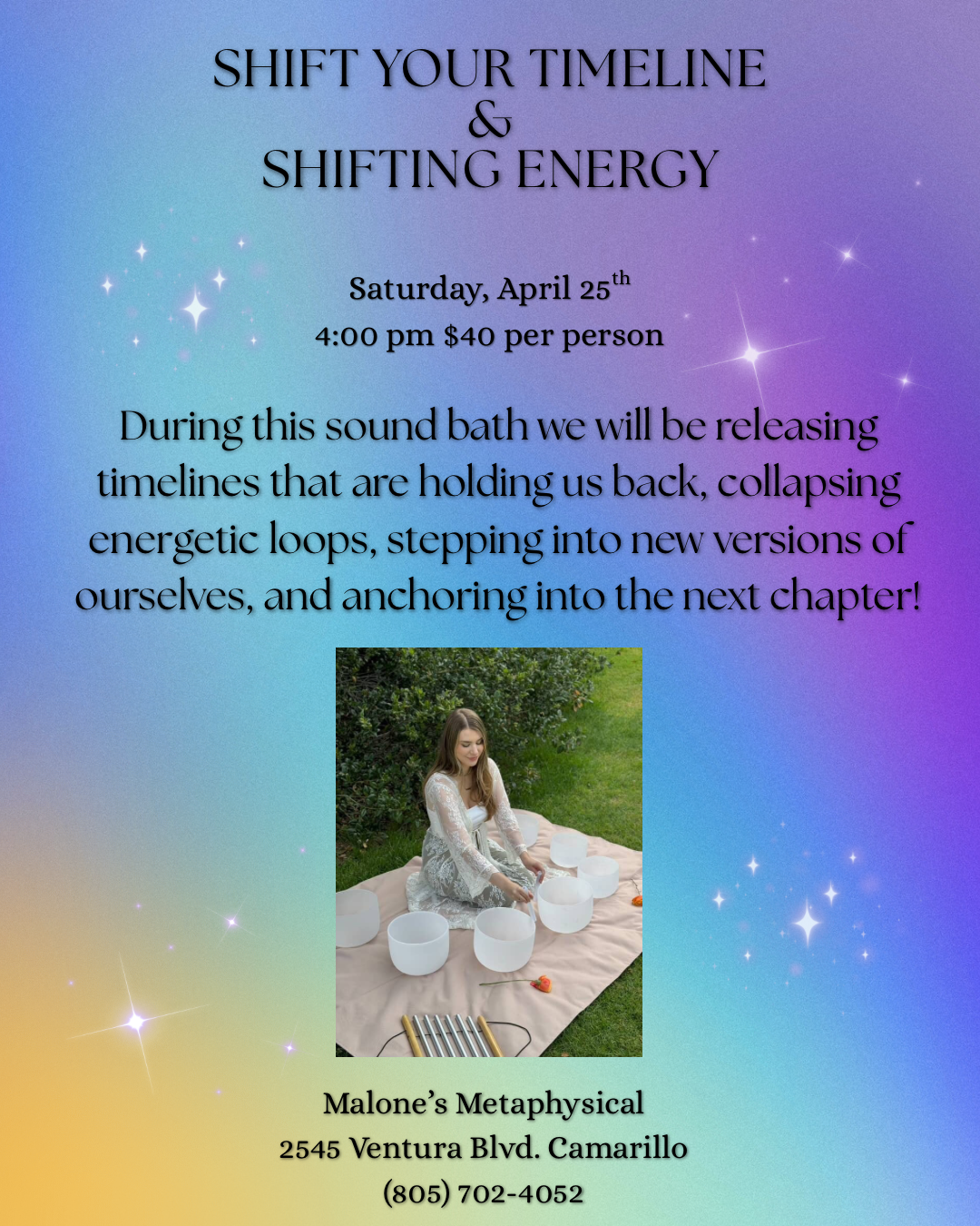 Shifting Timelines &amp; Shifting Energy Sound Bath