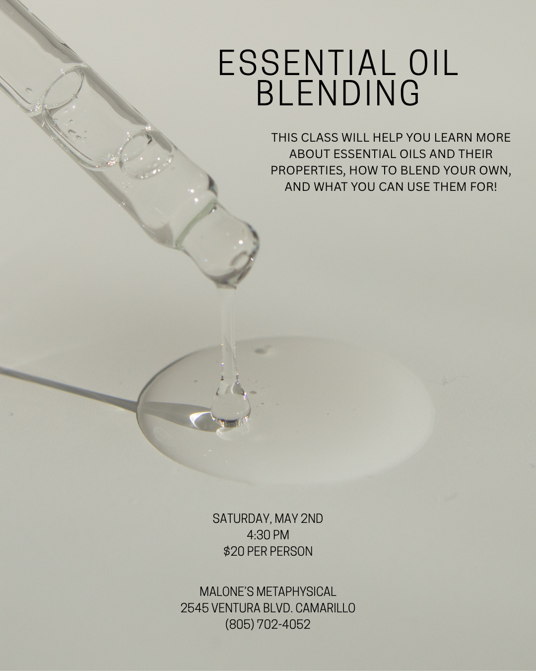 Essential Oil Blending Workshop