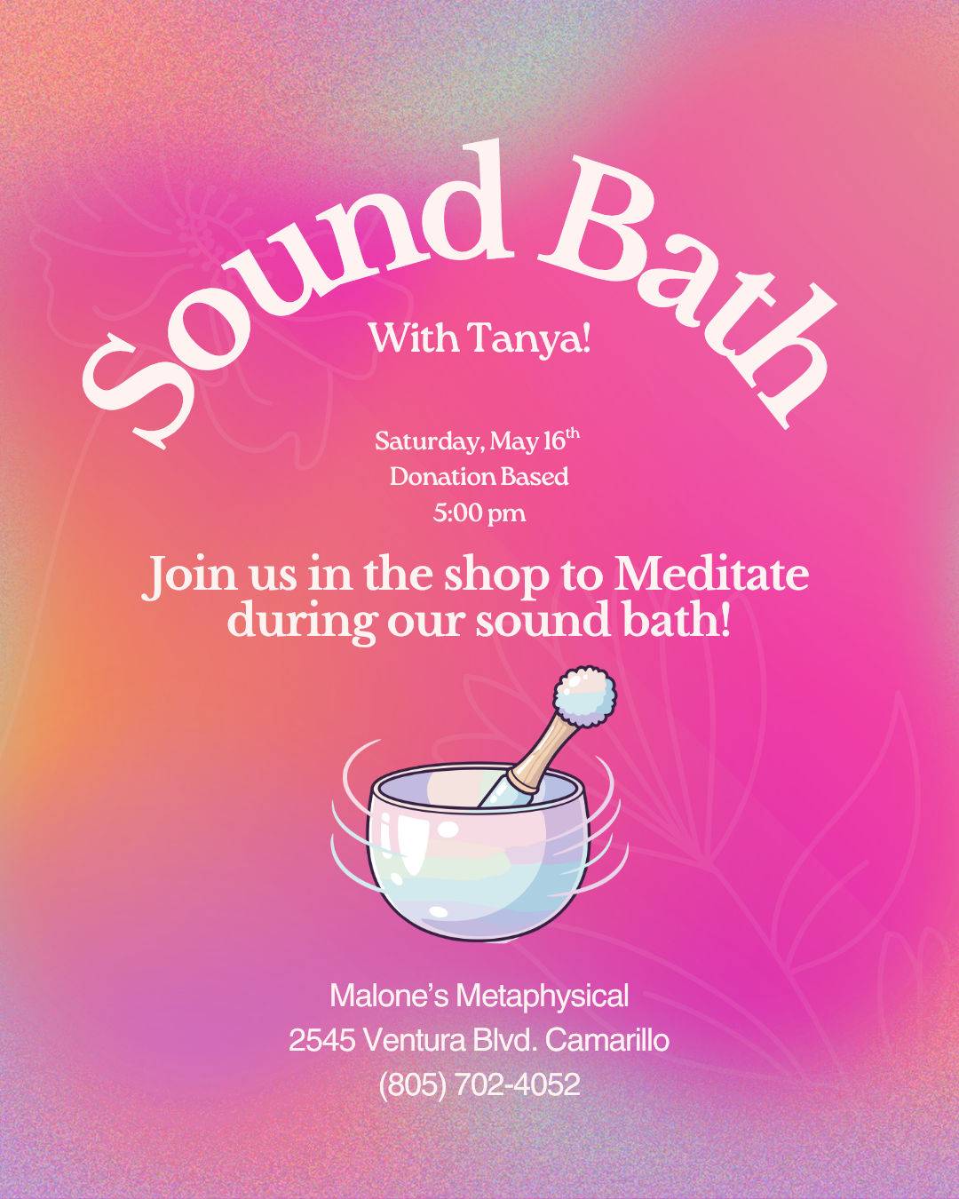 Sound Bath with Tanya