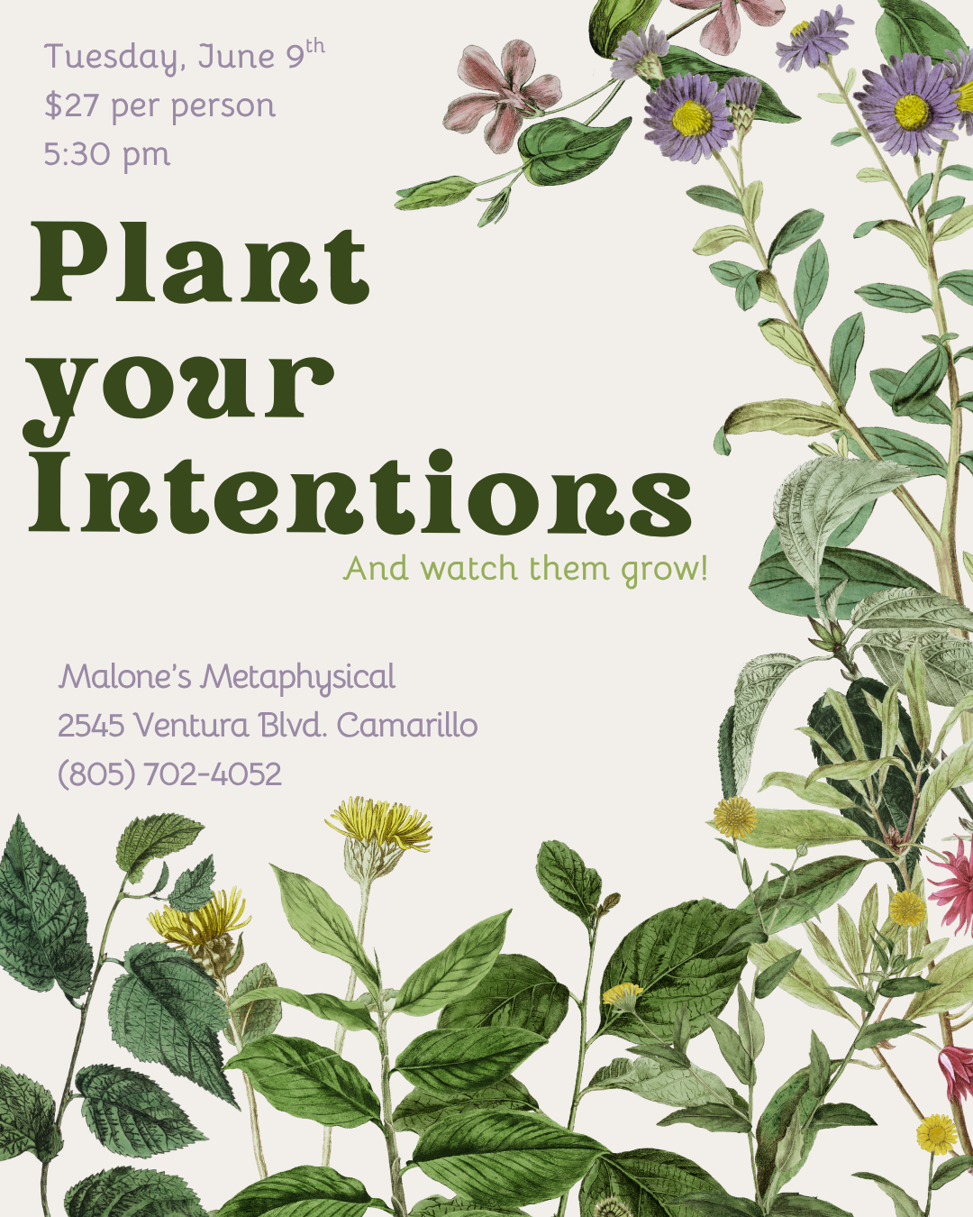 Plant Your Intentions