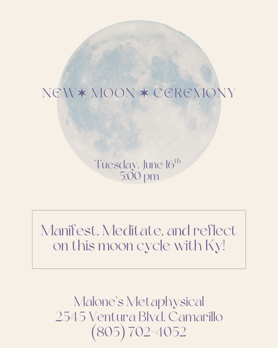 New Moon Ceremony