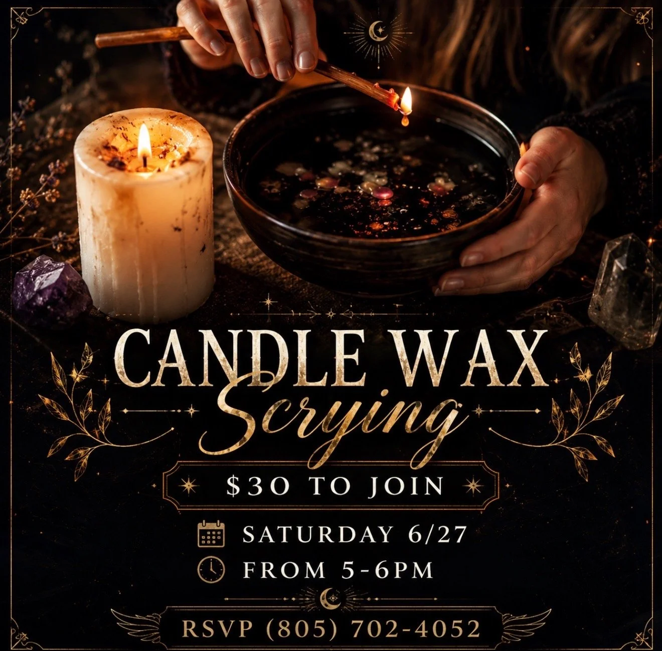 Candle Wax Scrying Workshop