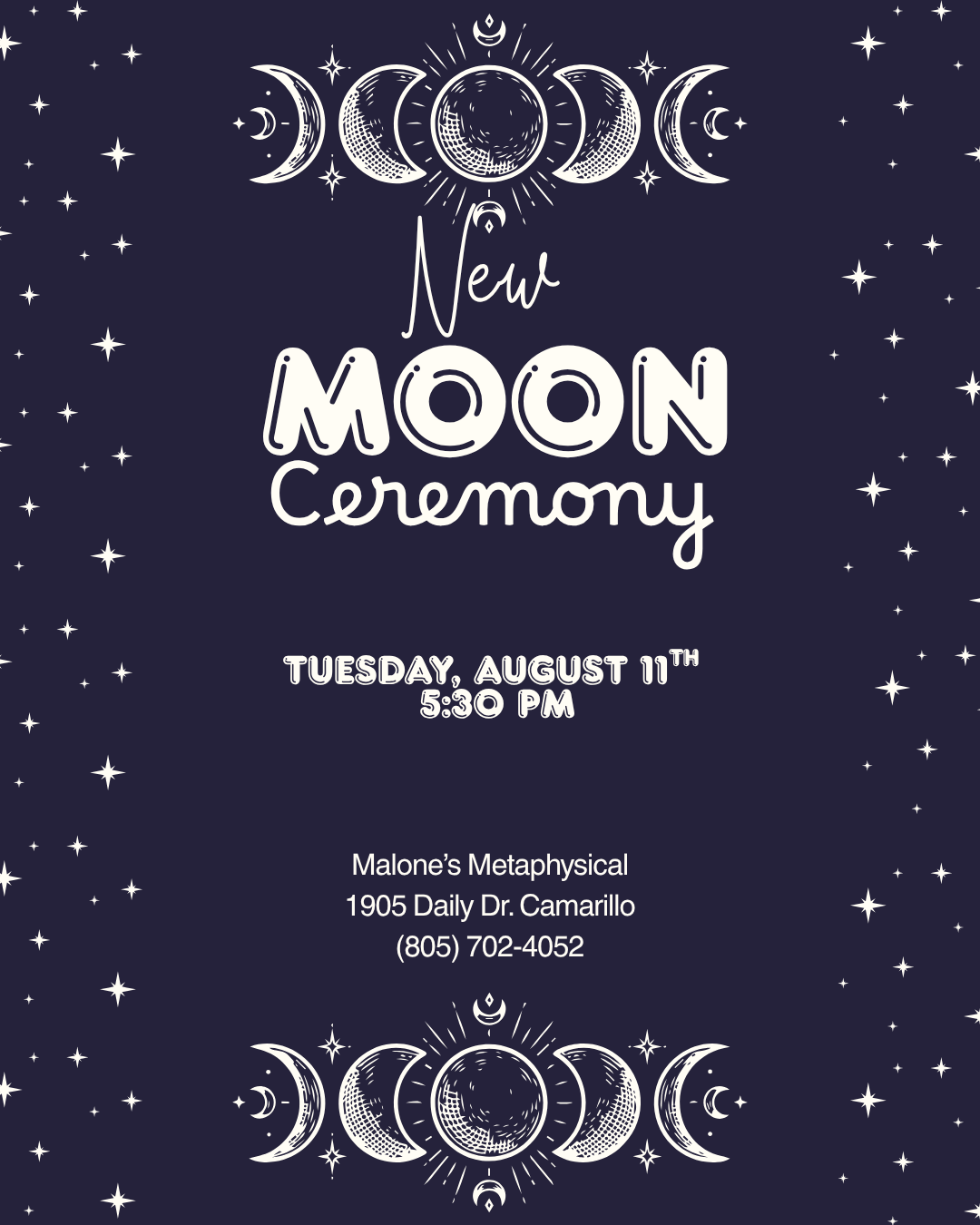 New Moon Ceremony and Sound Bath