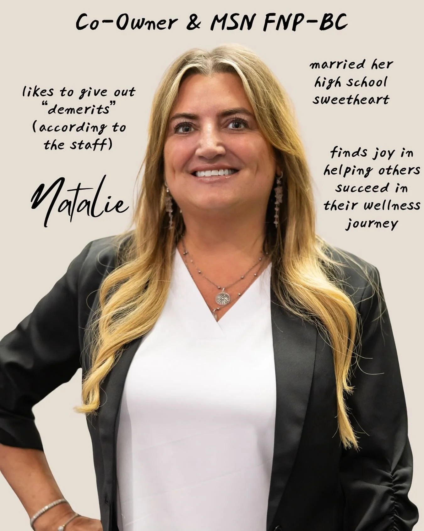 The Sparkle of the Spa (aka Natalie) ✨👠💎

Natalie somehow has endless energy - maybe blasting Chappell Roan at 8am while getting ready is her secret fuel 🤔 She has a slight shoe and earring problem (in the best way) and loves adding sparkle wherev