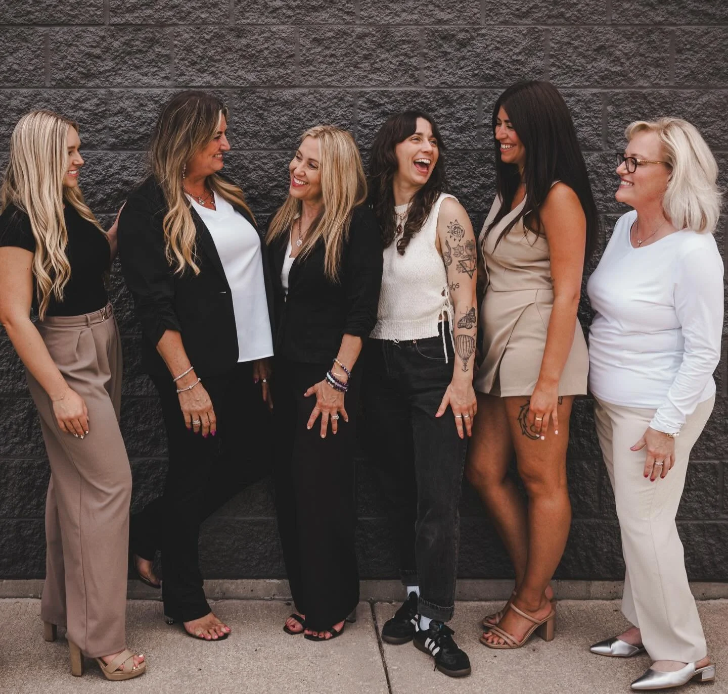 Our secret to staying sane during the chaotic holiday season? We don&rsquo;t 😆 but at least we have the BEST team to laugh through it with!!! 🥰 

Shoutout Maigen and Gretta who aren&rsquo;t pitched <3

#smallbusiness #womenowned #womenownedbusin