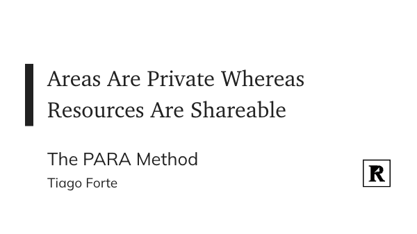 The PARA Method by Tiago Forte Book Summary — Bill McLean