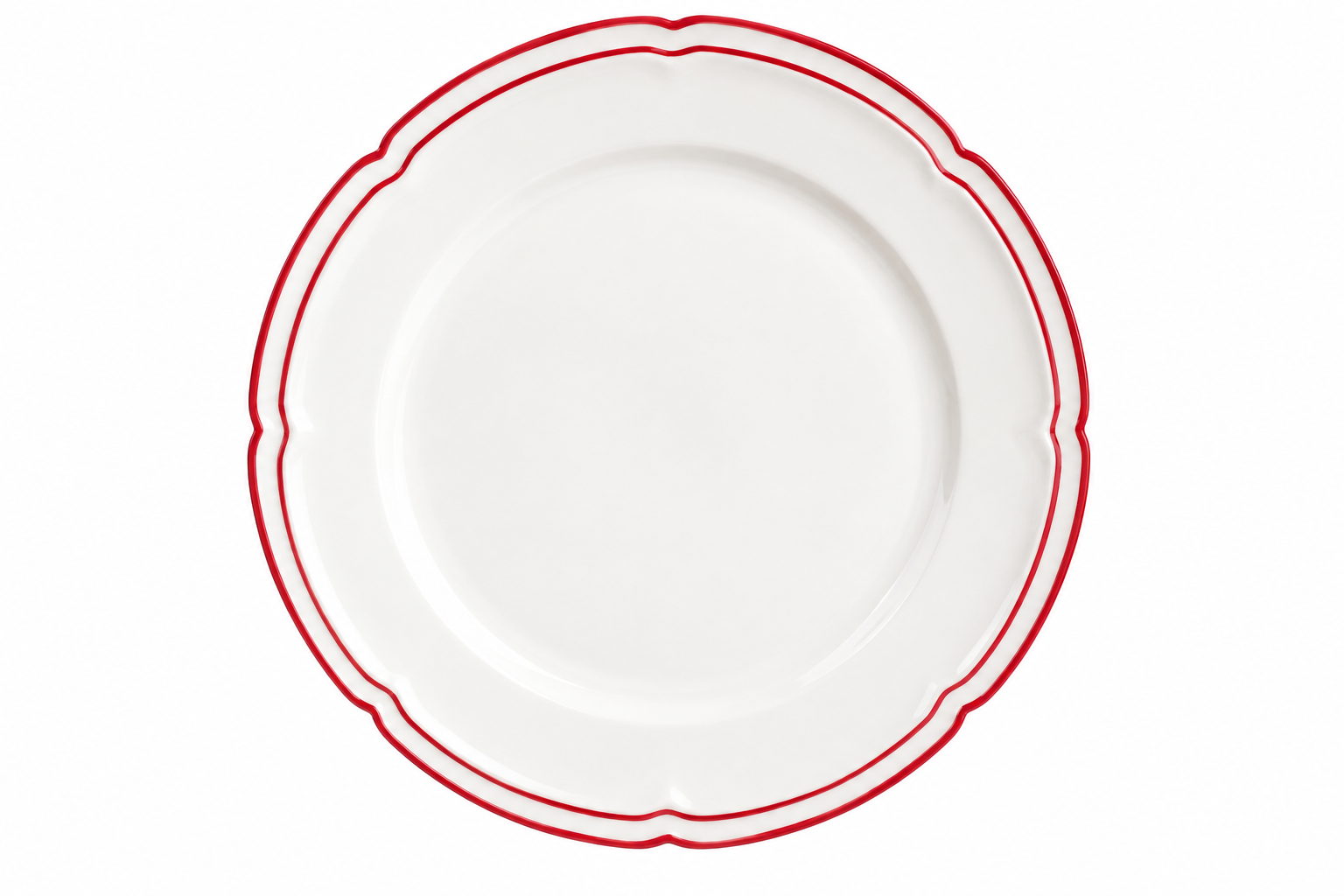 Red Bistro Porcelain Dinner Plate
10.5"

$8.00