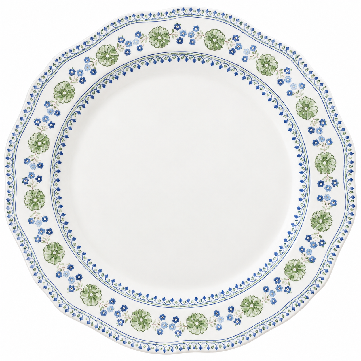 The Seville Scalloped Dinner Plate 
11" 

$8.00