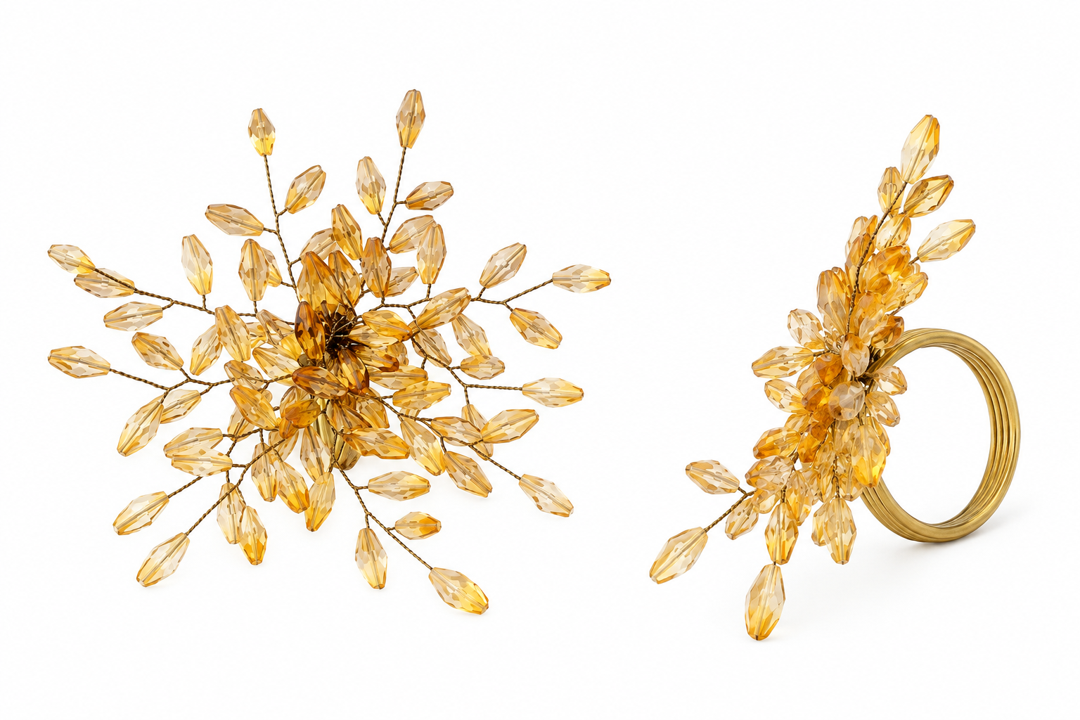 Gold  Leaf Napkin Ring
1.6"diameter

$3.50
