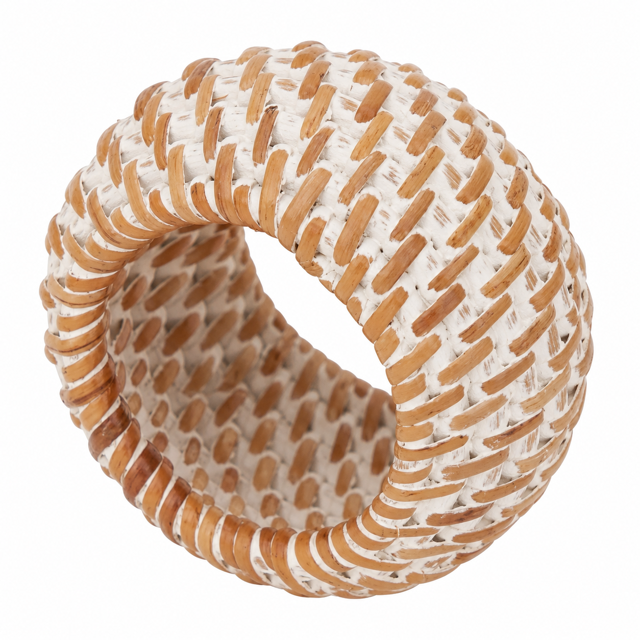 Whitewashed Rattan Napkin Ring

$2.00