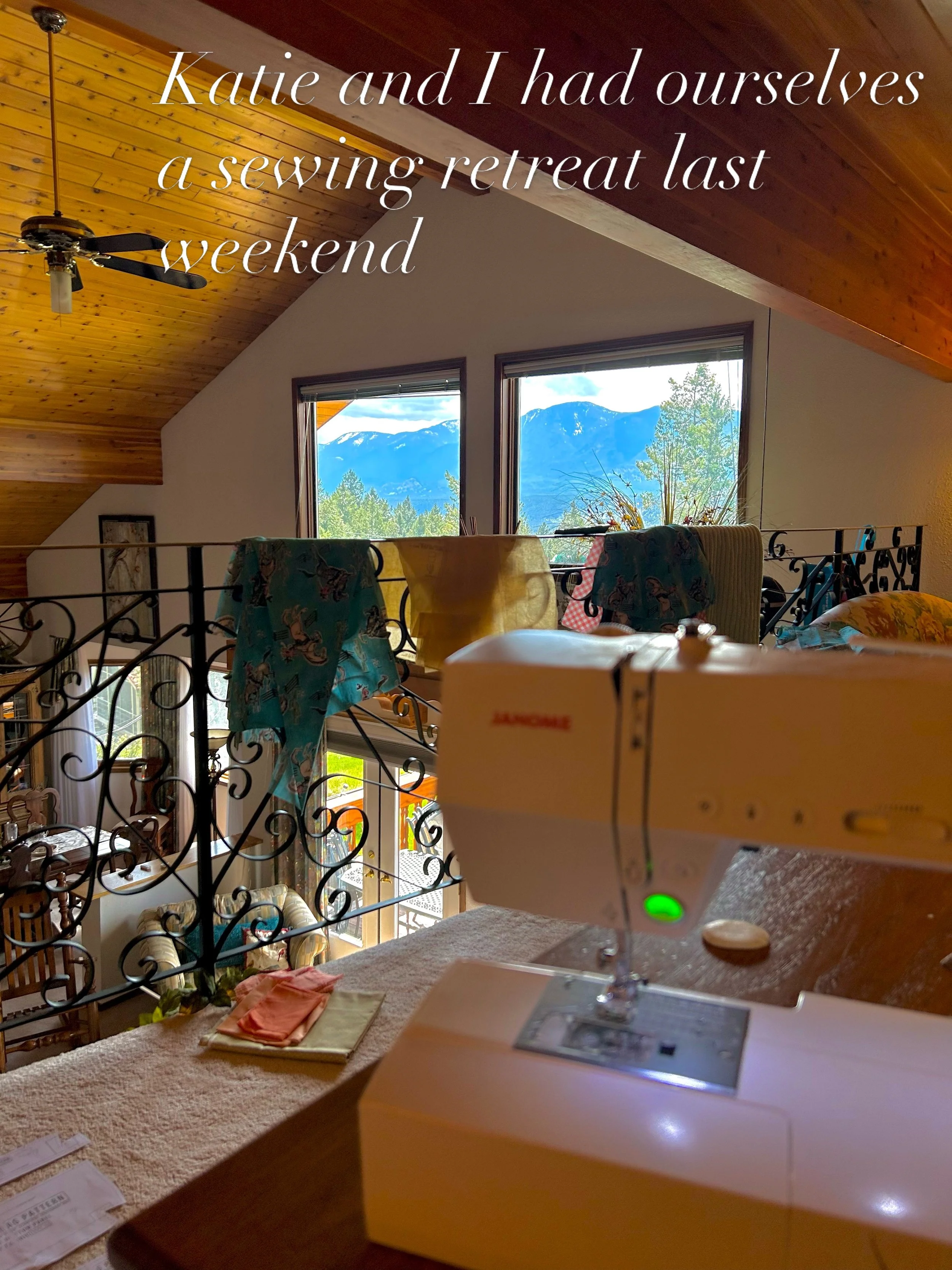 Western fabrics 🤝 sewing in the mountains 
#sewing #calgarysewing