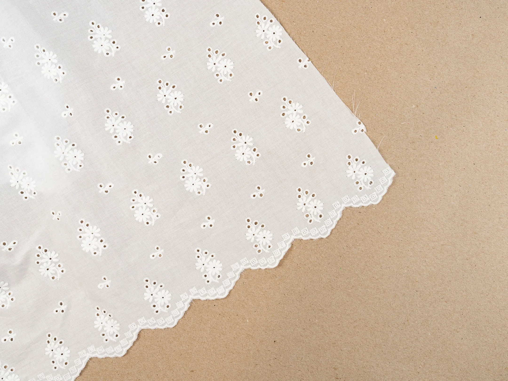 White Eyelet Cotton