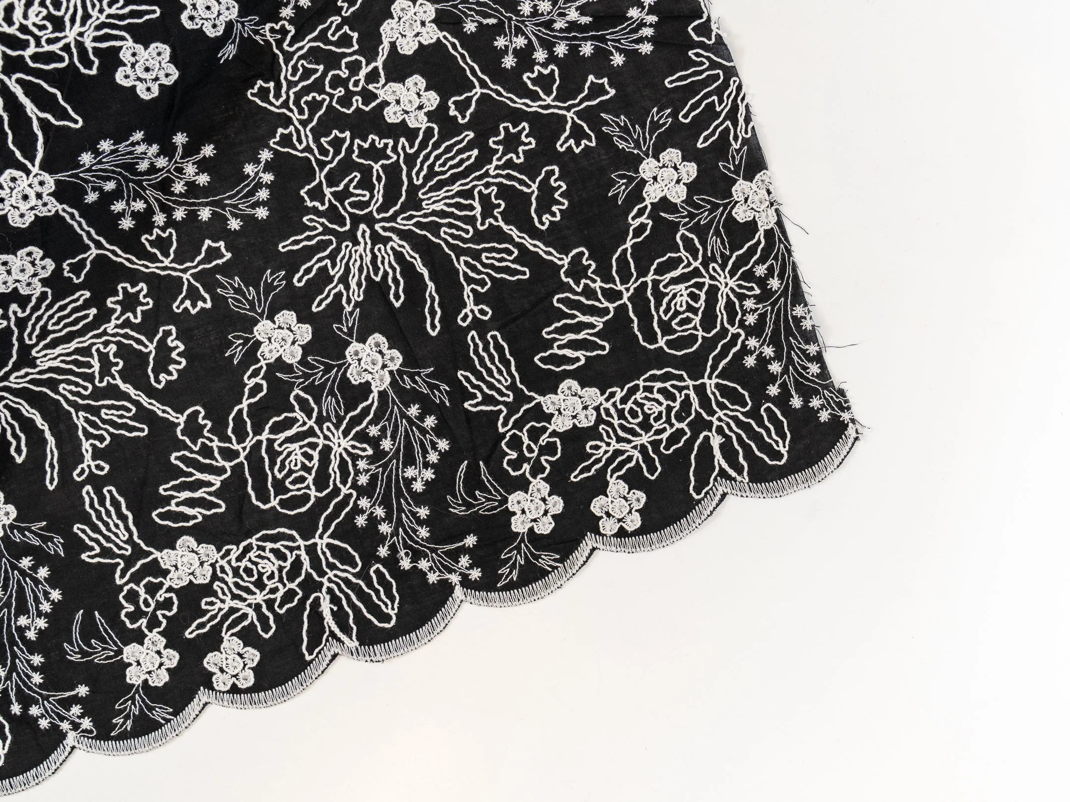 Embroidered Eyelet Cotton