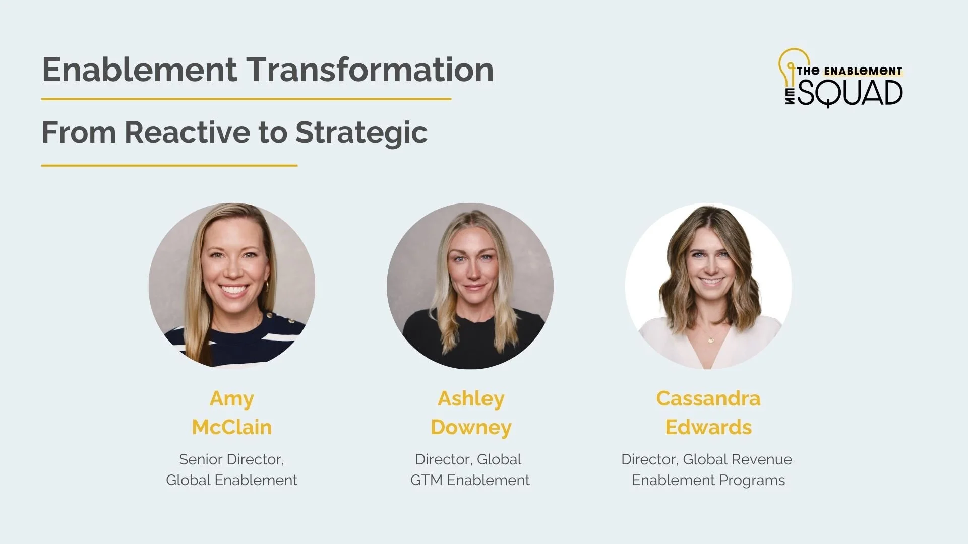 Enablement Transformation: From Reactive to Strategic
