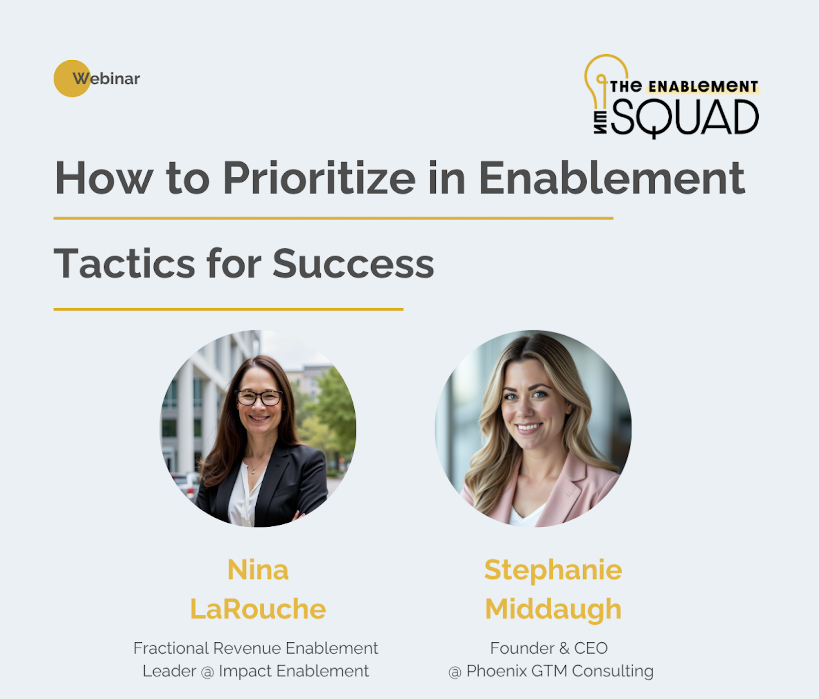 Prioritization in Enablement Webinar