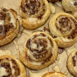 Maple Pecan Puff Pastry Pinwheels