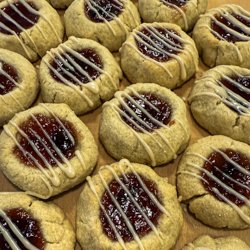 Plum Cardamom Thumbprint Cookies