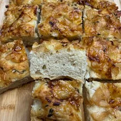 Pear &amp; Brie Focaccia