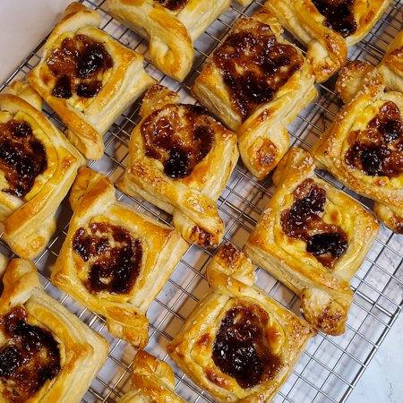 Fig & Goat Cheese Puff Pastry Roll