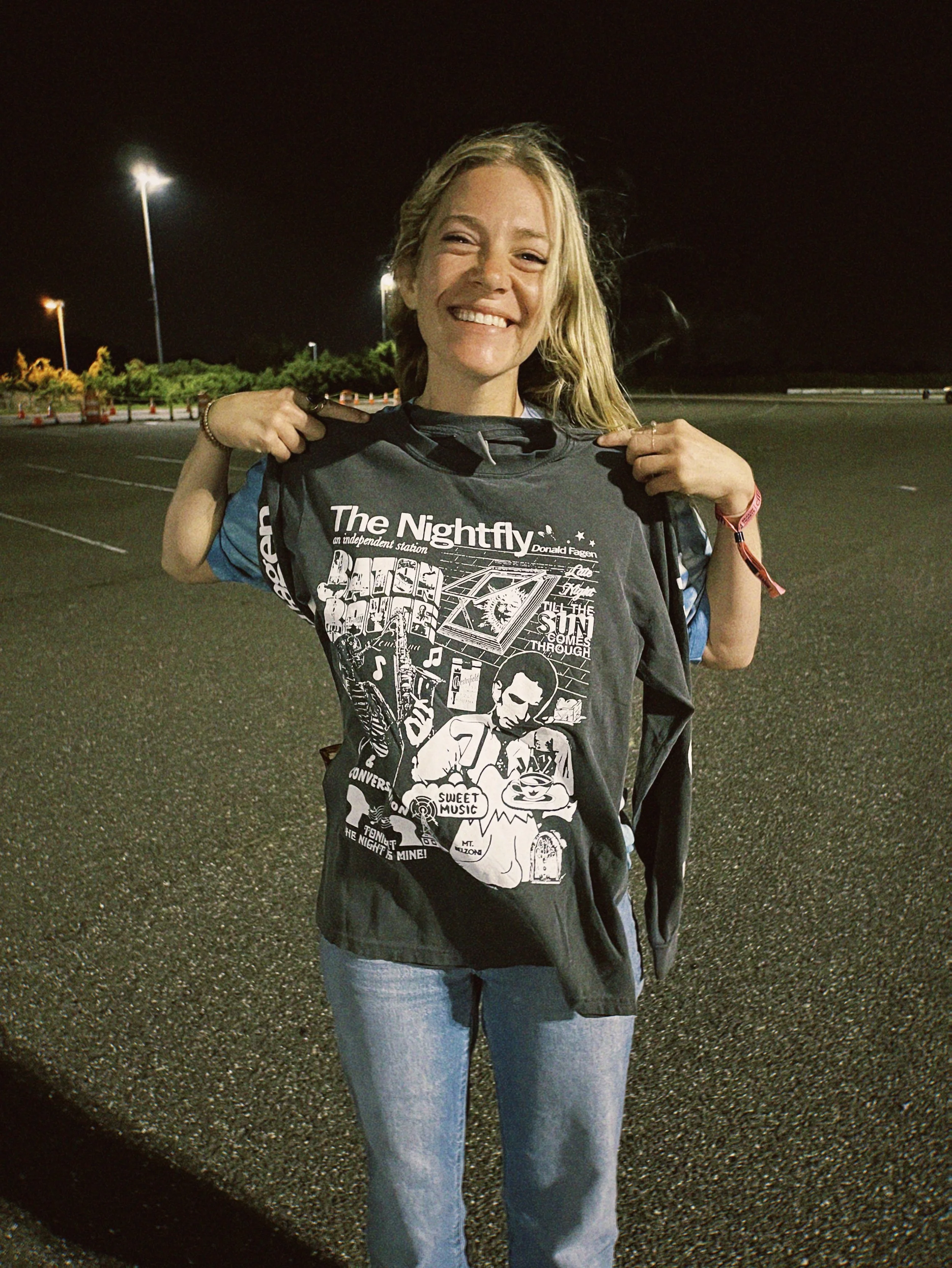 Lindsay Brandt after Steely Dan at Jones Beach