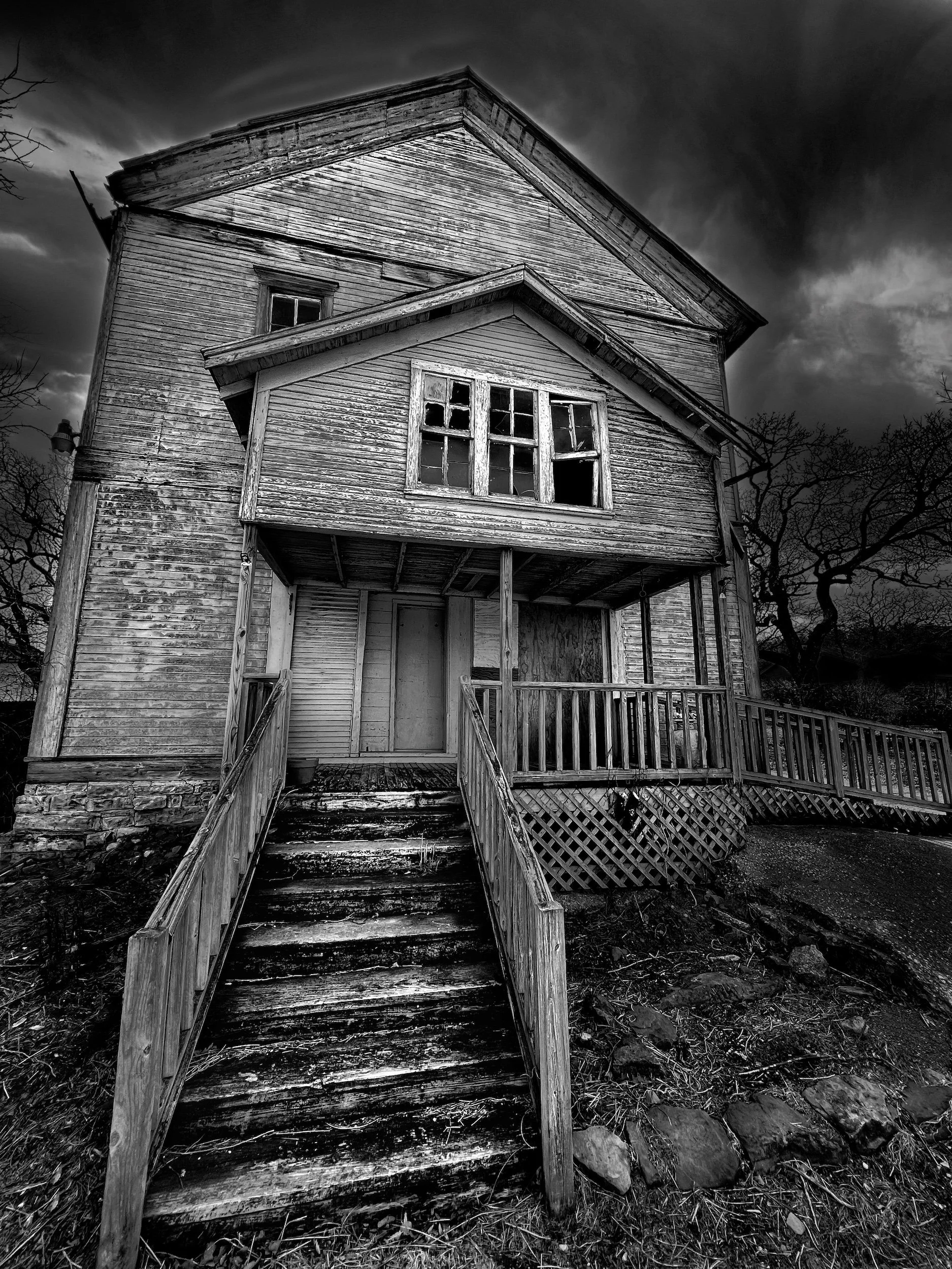 " Echoes of Gordon " Historic Gordon  building standing as a haunting reminder of Texas rich  past.