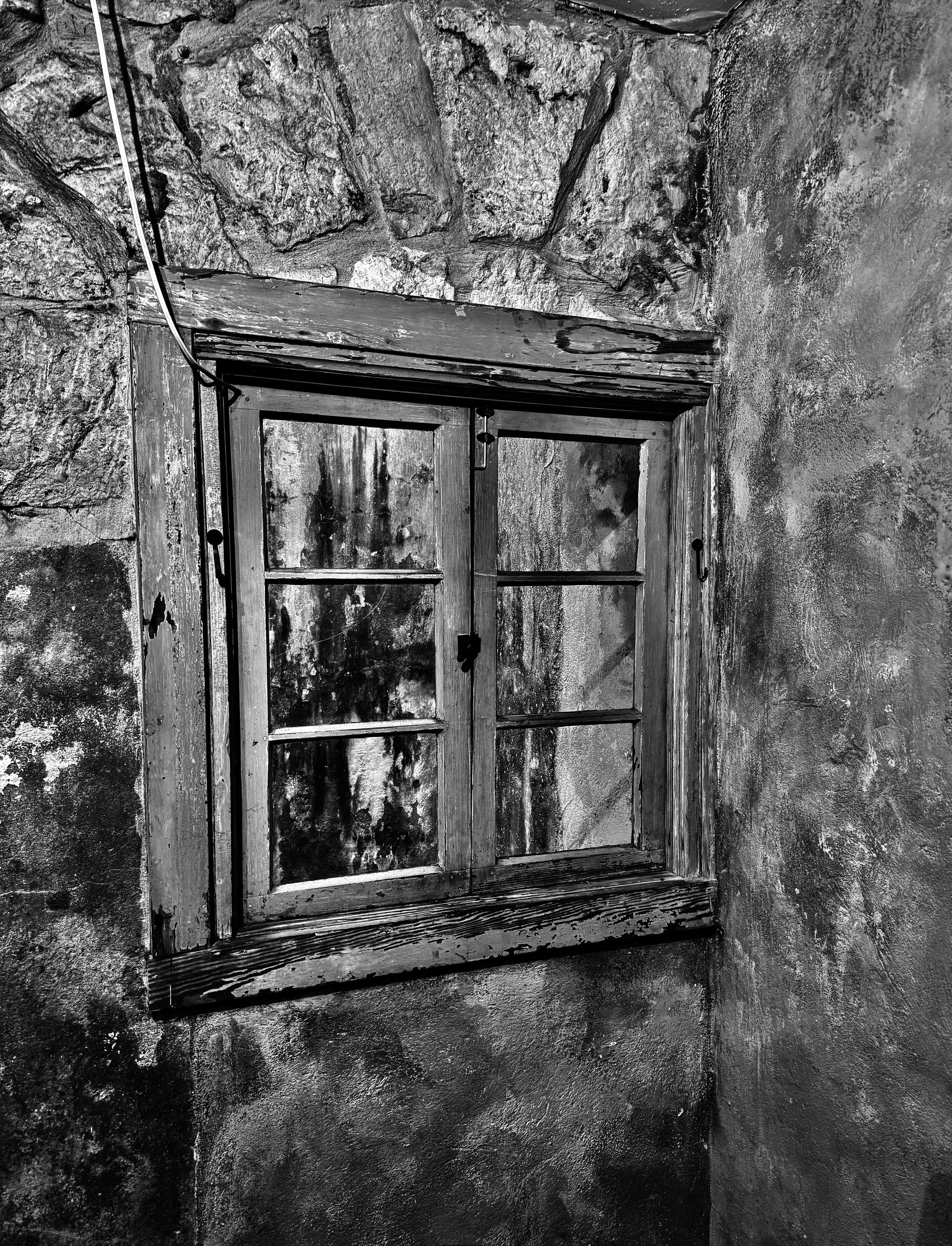 " The Window " Old Building in Fredericksburg, Texas