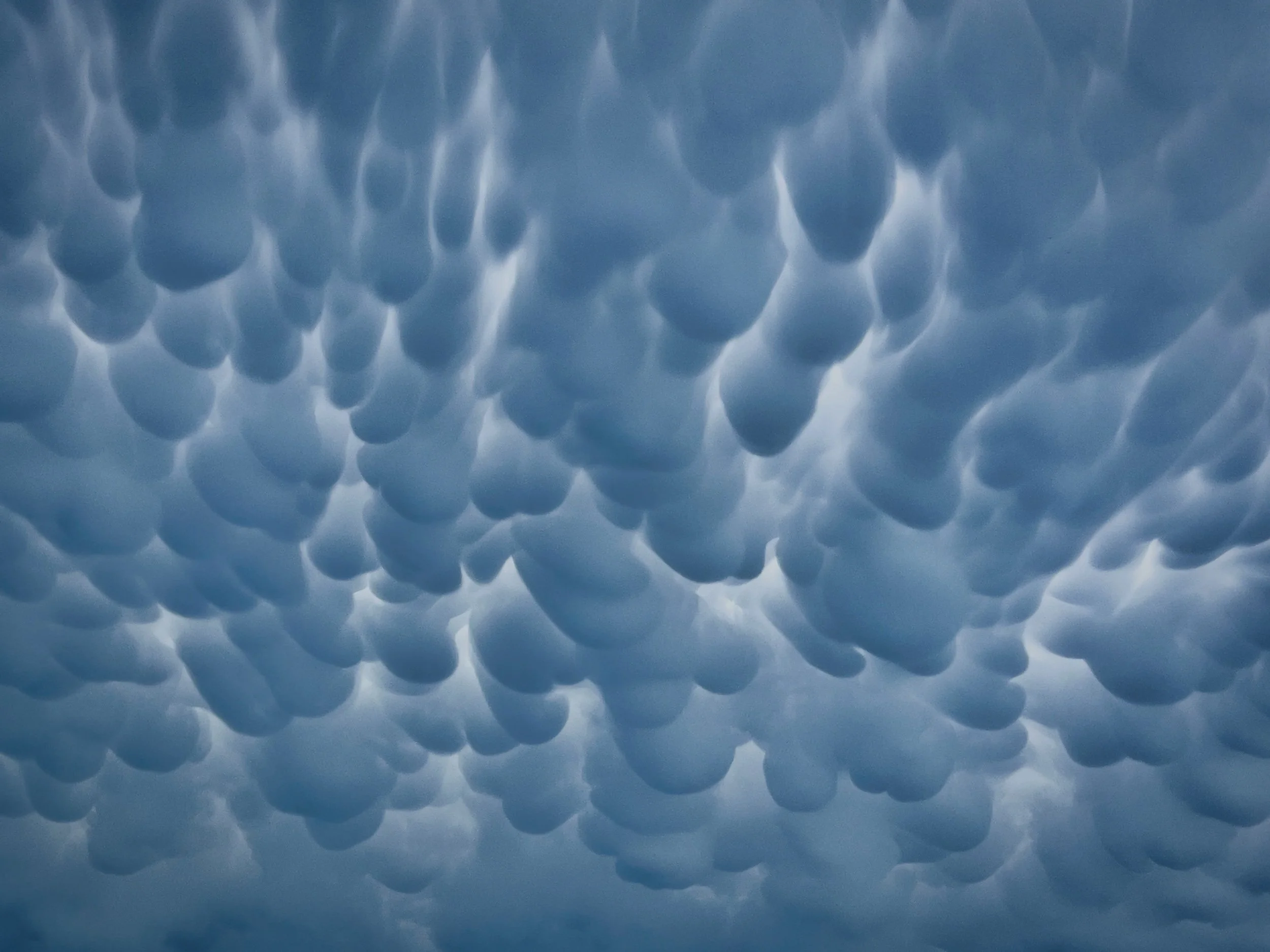  " Storm Sculptures " Rare Mammatus Clouds  Severe Storm Weather Photography | Texas. Photography by Mike Trantham