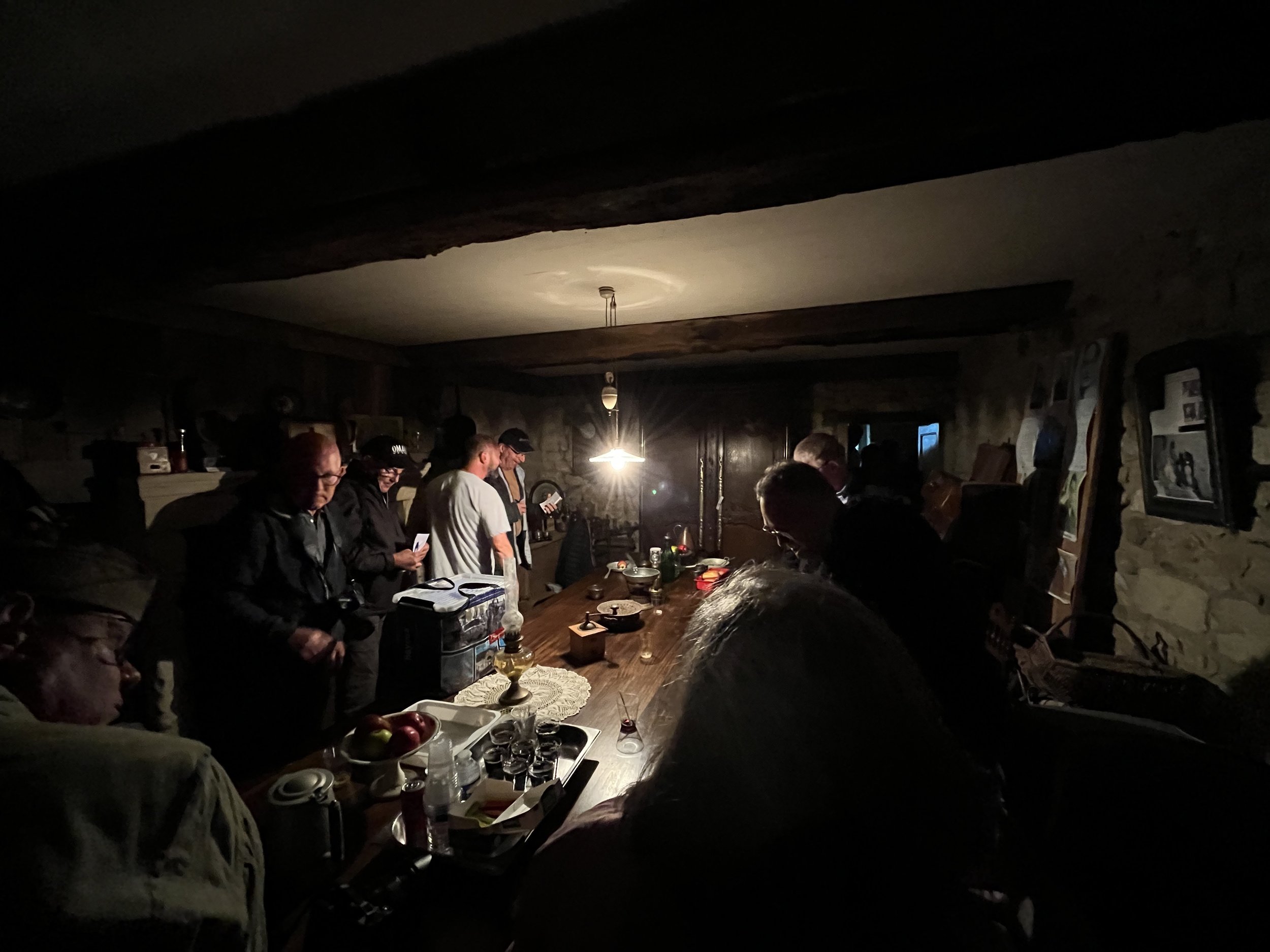 Inside the Liberation House. Image the French Resistance meeting here, many of whom would die at the hands of the Gestapo.