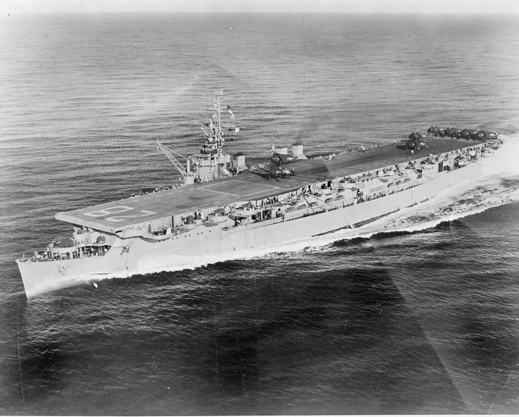 This was Ira’s home during WWII: The USS Cabot CVL-28, a light carrier with a distinguished record fighting against the Imperial Japanese Navy.
