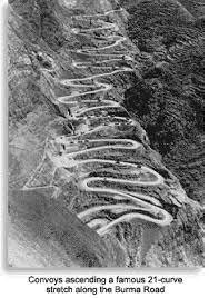 This perilous supply line, the Burma Road, was cut off by the Japanese in 1942 and forced the allies to fly supplies over the Himalaya’s to keep China in the war.