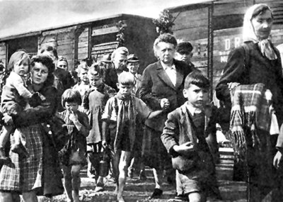 Refugees from Silesia, the same area Marta and her family fled from.