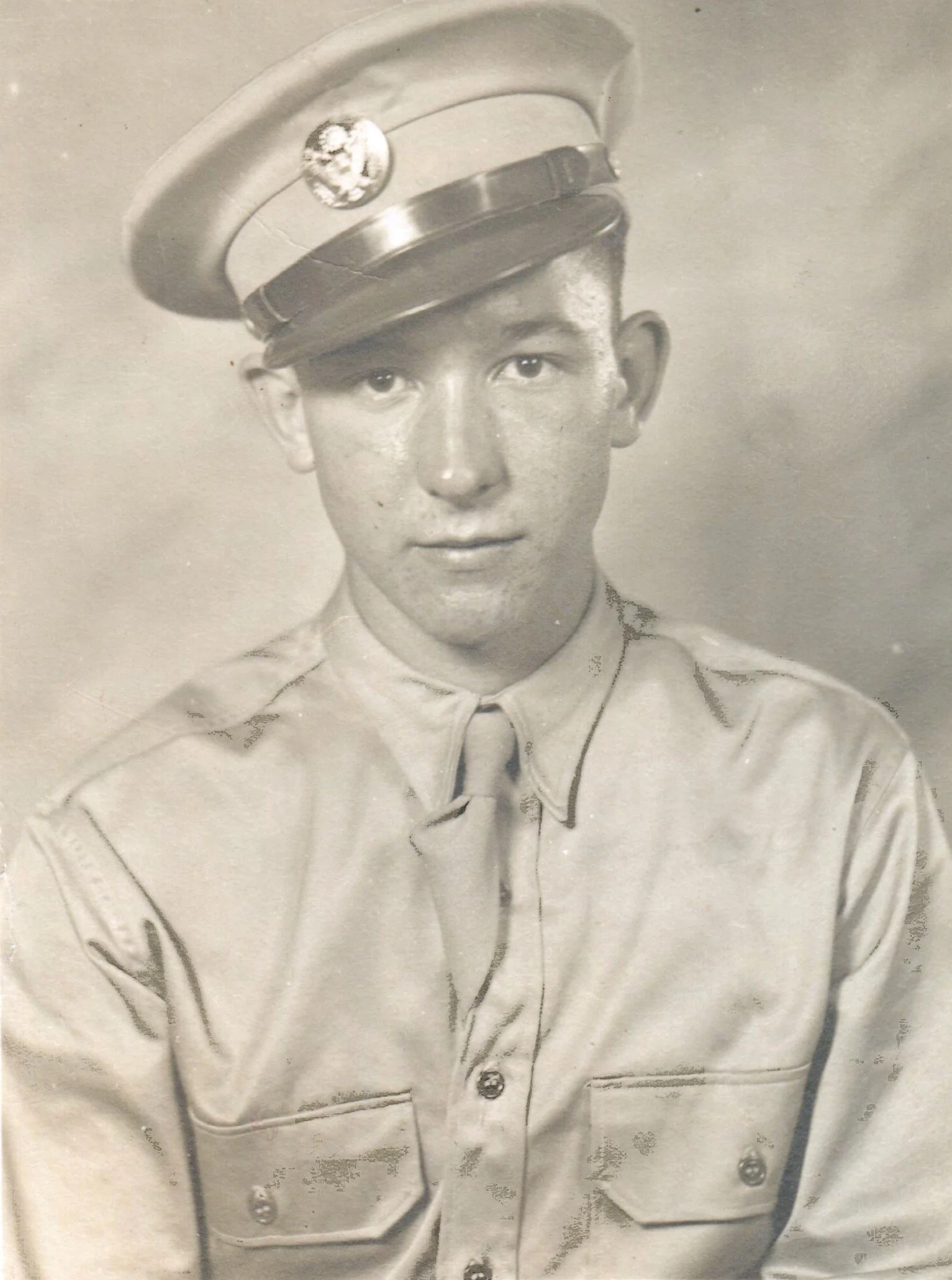 John in his dress uniform