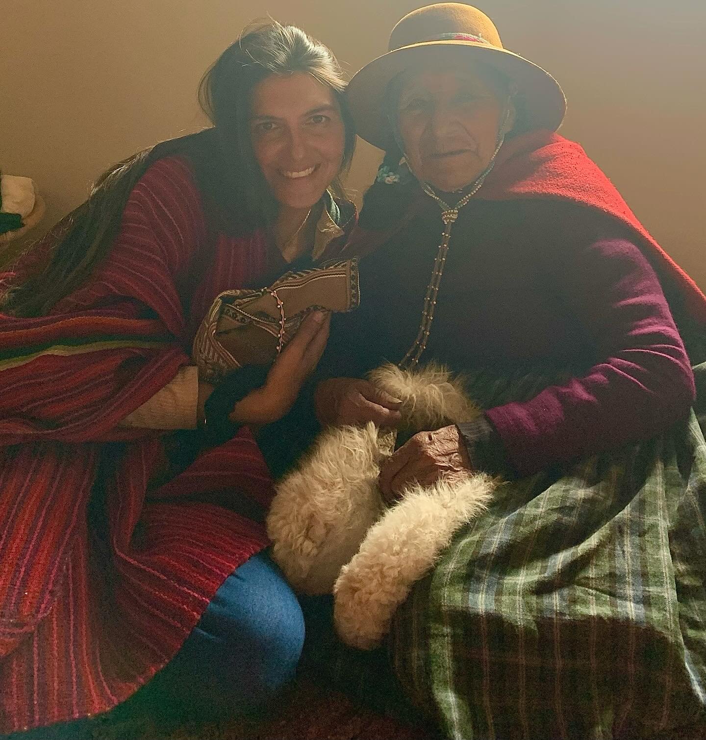 My Andean Initiation with beautiful abuela Maria Apaza. 

It&rsquo;s been taking me a while to write about it. Because the reality is that I am still integrating this experience. At 99 years, Maria Apaza is the only female Altomisayoc of the Q&rsquo;