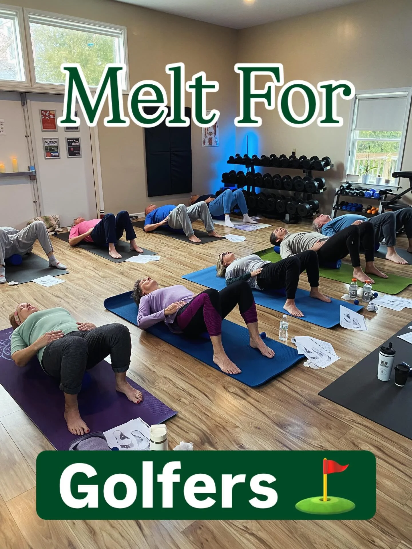 ⛳️ A SOLD-OUT MELT FOR GOLFERS WORKSHOP ⛳️

This crew showed up ready to improve their mobility, balance, and recovery &mdash; all essential pieces of a better, more comfortable golf swing.

In this MELT workshop, we focused on:
&bull; rehydrating co