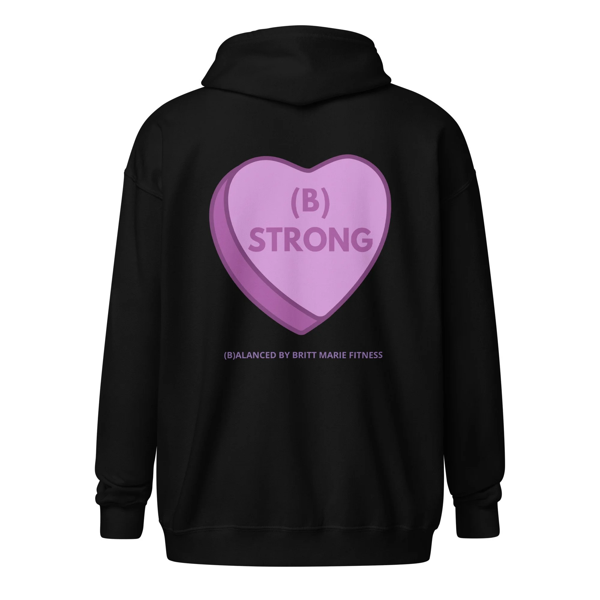 (B) Strong Unisex heavy blend zip hoodie