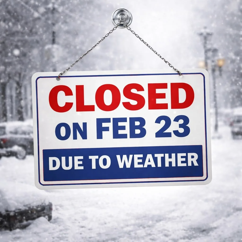 ❄️ Weather update ❄️
(B)alanced is closed, Feb 23, due to weather.
All classes &amp; appointments are cancelled.
Stay warm, stay safe, and we&rsquo;ll see you soon 💙