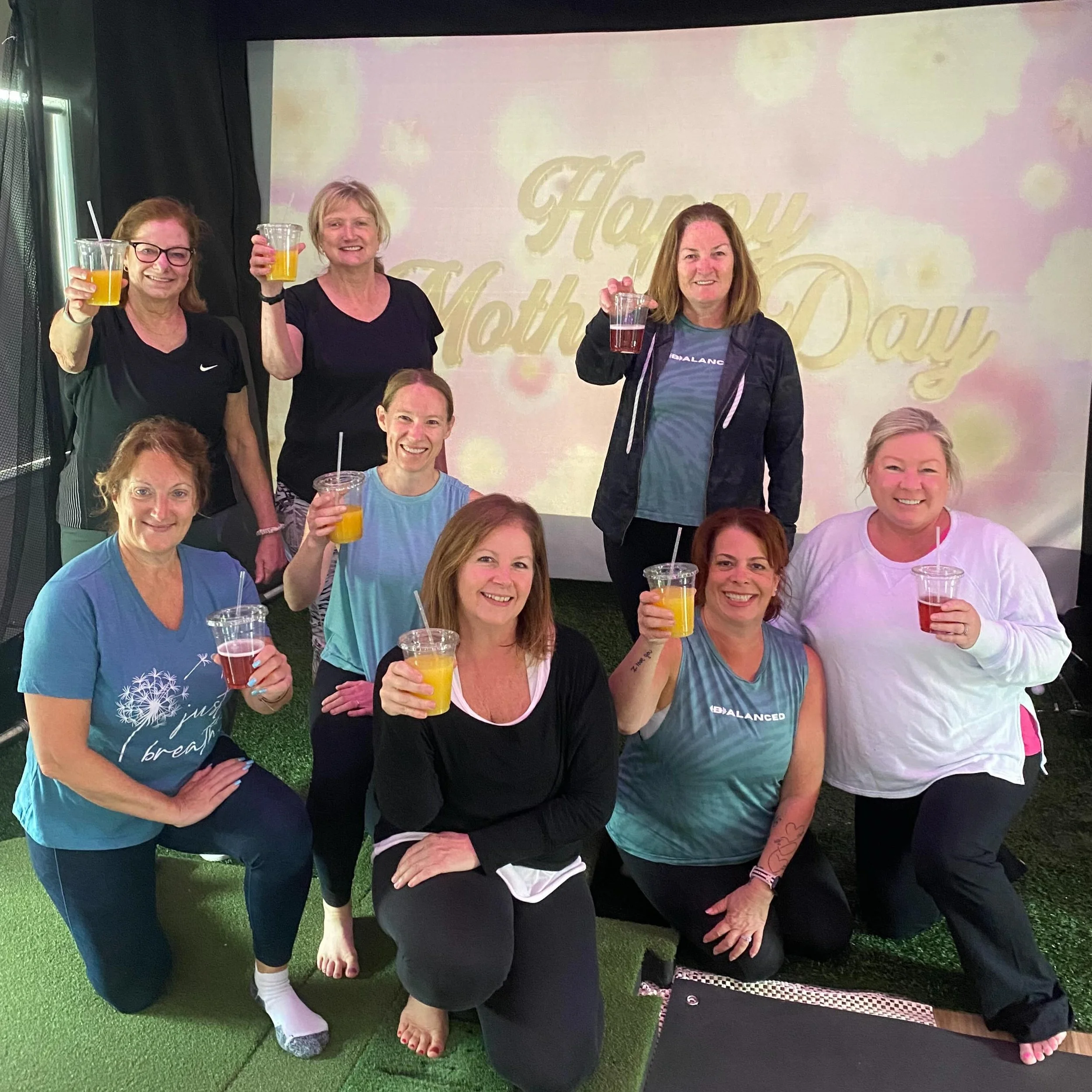 Happy Mother&rsquo;s Day to all the moms out there! 💕 We celebrated with a little yoga and mimosas this morning. &amp; i wanted to share a passage I wrote&hellip; 

I think motherhood and yoga mirror each other in such a beautiful way through streng