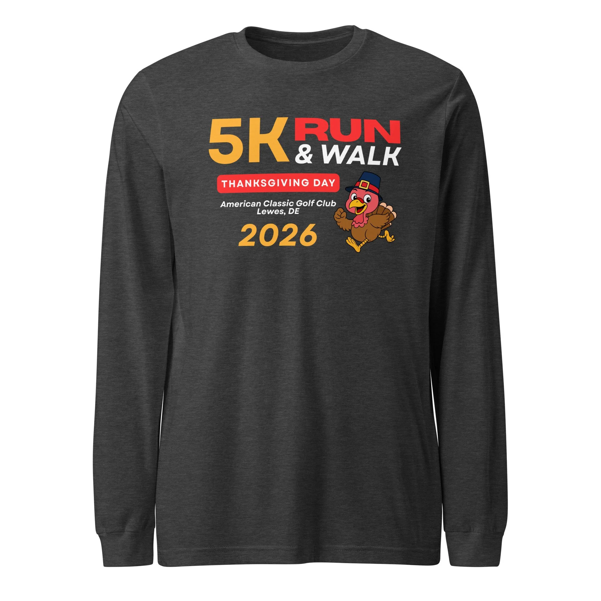 Unisex Long Sleeve Turkey Trot Tee
