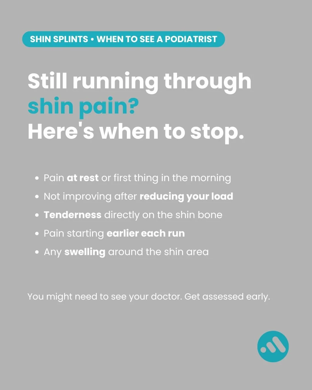 Still Running Through Shin Pain? Here Is When You Need to Stop. 