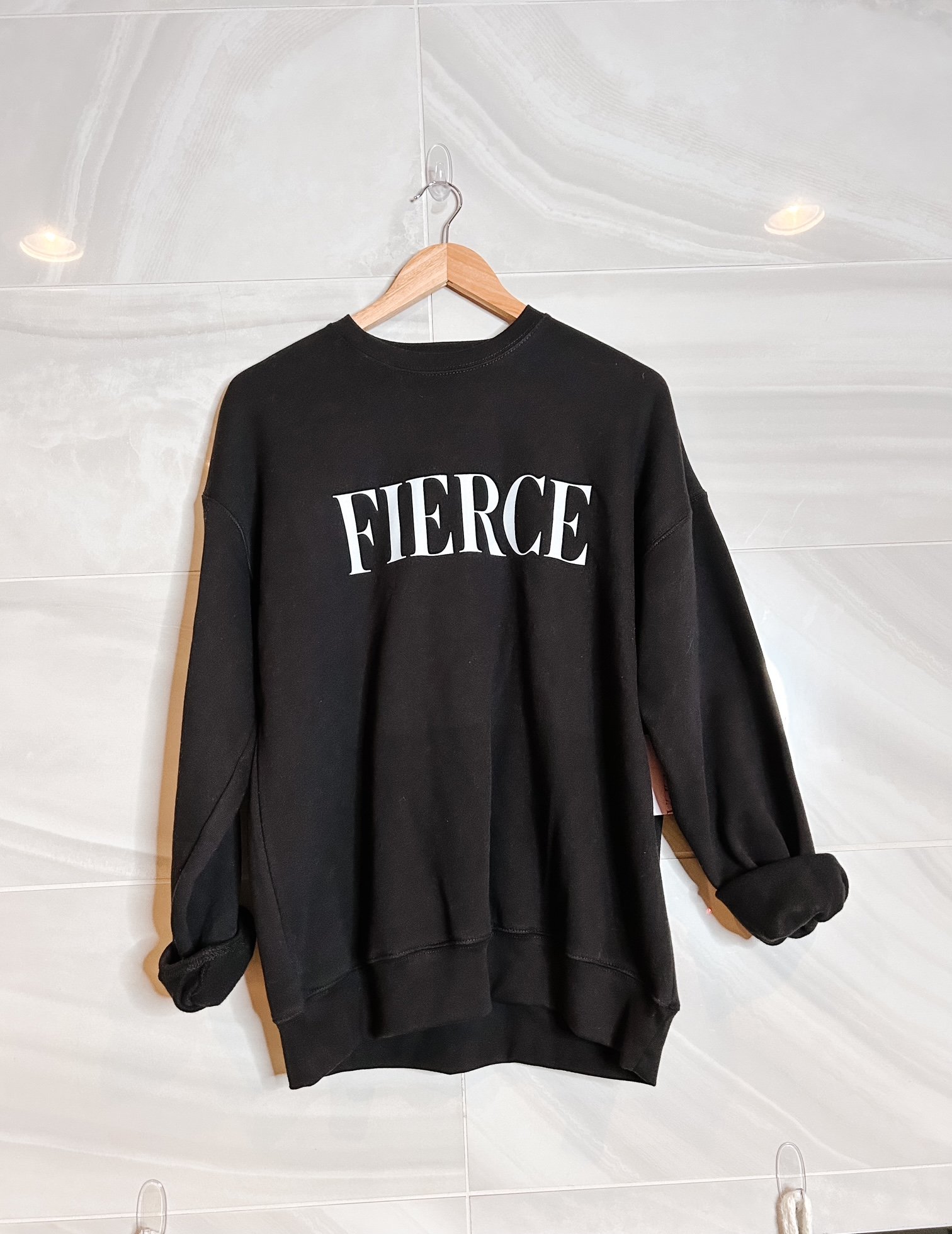 FIERCE SWEATSHIRT | BLACK