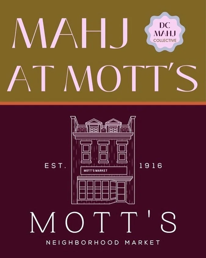 📣 Join us this Saturday, June 8th for a FUNdraising afternoon of Mahjong at Mott&rsquo;s Market! 🀄️
🗓 Date: Saturday, June 8 
🕓Time: 4 - 6 PM 
📍 Location: Mott&rsquo;s Market 
🎟Cost: $60 per player (a portion supports future events at Mott&rsqu