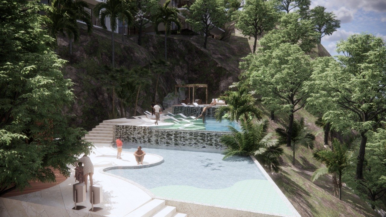 Multi-level pool
