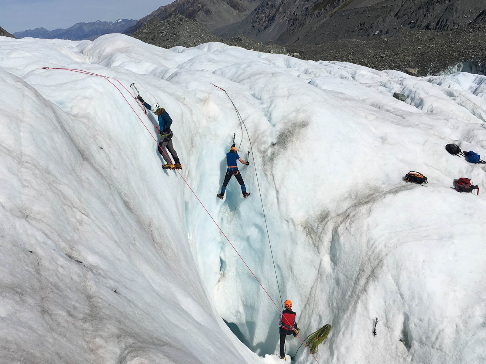 Tasman Glacier Ice Trek — Alpine Guides, Aoraki Mount Cook New Zealand