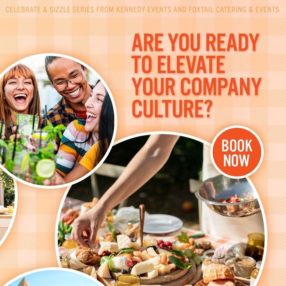 Are you ready to elevate your company culture? Dive into the warmth of engagement with a curated event that goes beyond the ordinary! Kennedy Events and Foxtail Catering are here to craft an experience that&rsquo;s more than just a gathering. Click t