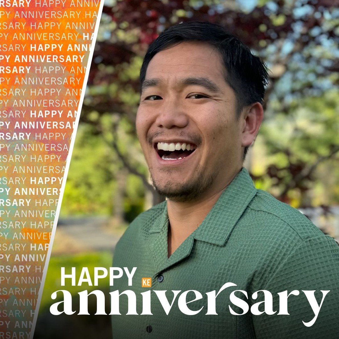 Three years ago, a burst of joy and enthusiasm swept into our KE family, and we&rsquo;ve been riding that wave ever since! Eric, your infectious energy, unwavering commitment, and unmatched spreadsheet skills have woven you seamlessly into the fabric