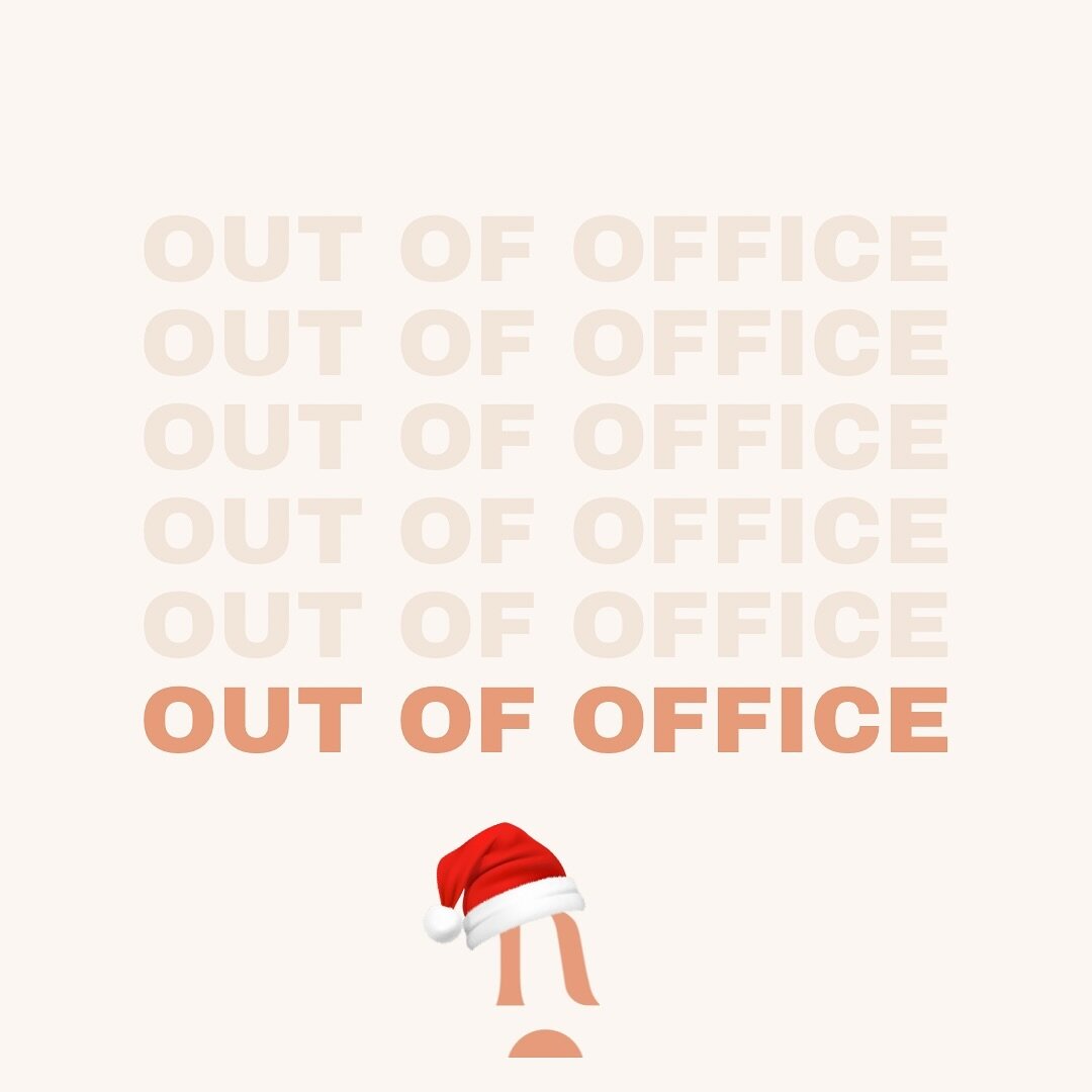 🎄I&rsquo;m officially out of office for the holidays y&rsquo;all!🎄
-
I just finished my last appointment for today and my office is closed officially starting tomorrow Friday 12/22 -  Tuesday 12/26 . I hope you all have a wonderful holiday break an