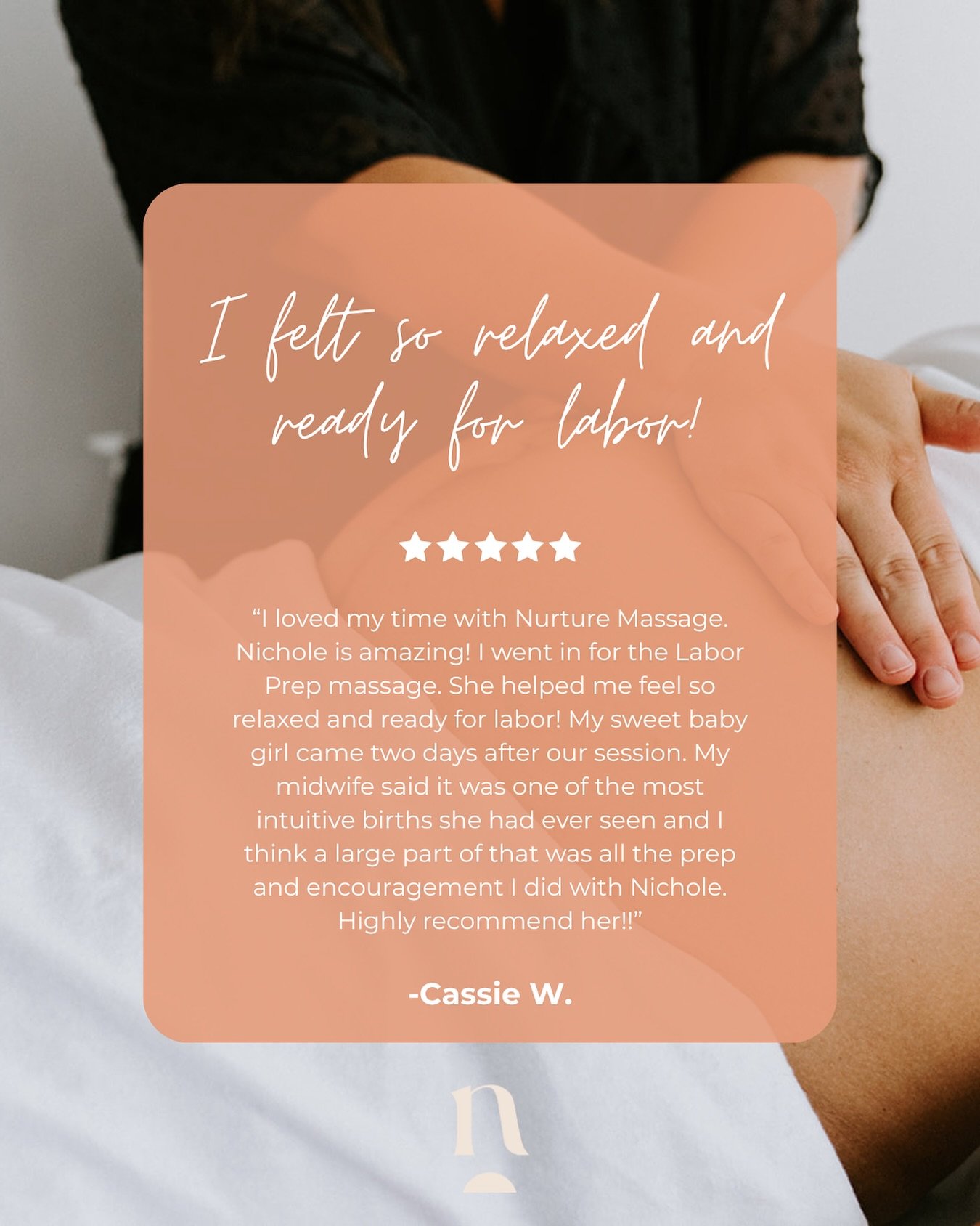 ✨ Preparing for labor, body + heart ✨
-
This mama came in for a Labor Prep massage with the hope of feeling calm, supported, and ready to meet her baby girl. Two days later, she went into labor, and her midwife called it one of the most intuitive bir