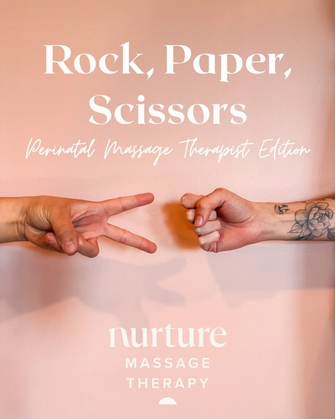 Rock, paper, scissors&hellip; perinatal massage therapist edition! ✊✌️

Just because something is common during pregnancy or postpartum doesn&rsquo;t mean it&rsquo;s normal. 

There are often things we can explore to help you feel more comfortable, a